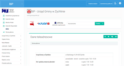 Desktop Screenshot of bip.gminazychlin.pl