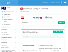 Tablet Screenshot of bip.gminazychlin.pl