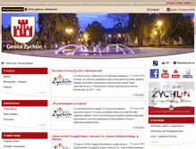 Tablet Screenshot of gminazychlin.pl